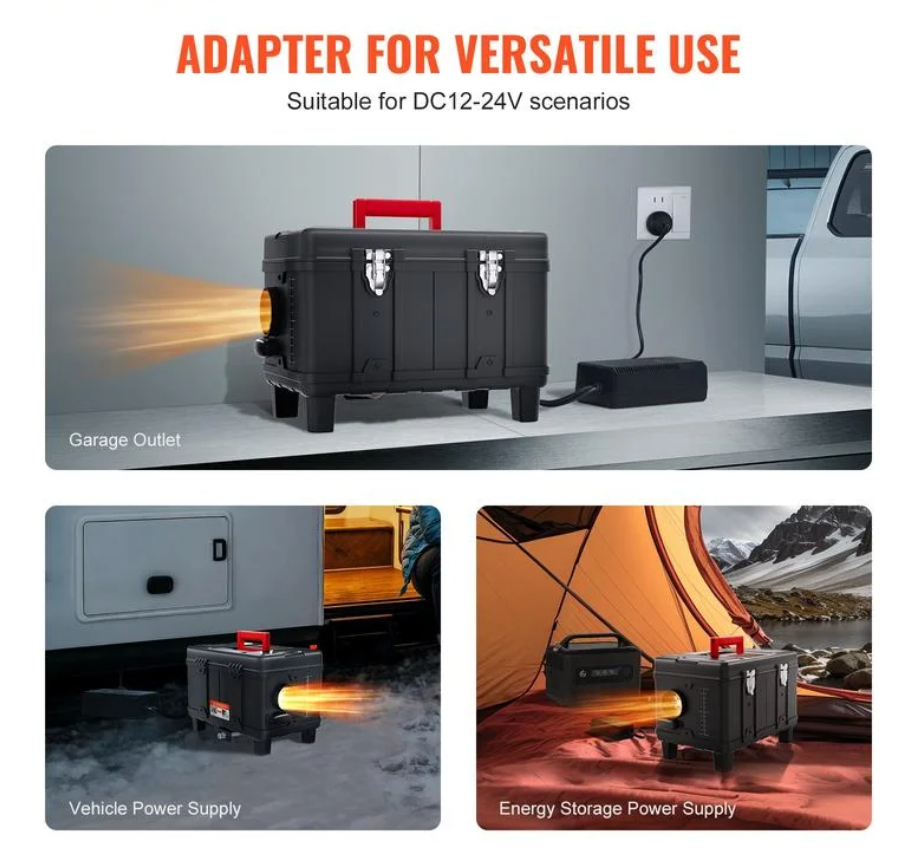 Upgraded All in One Diesel Air Heater