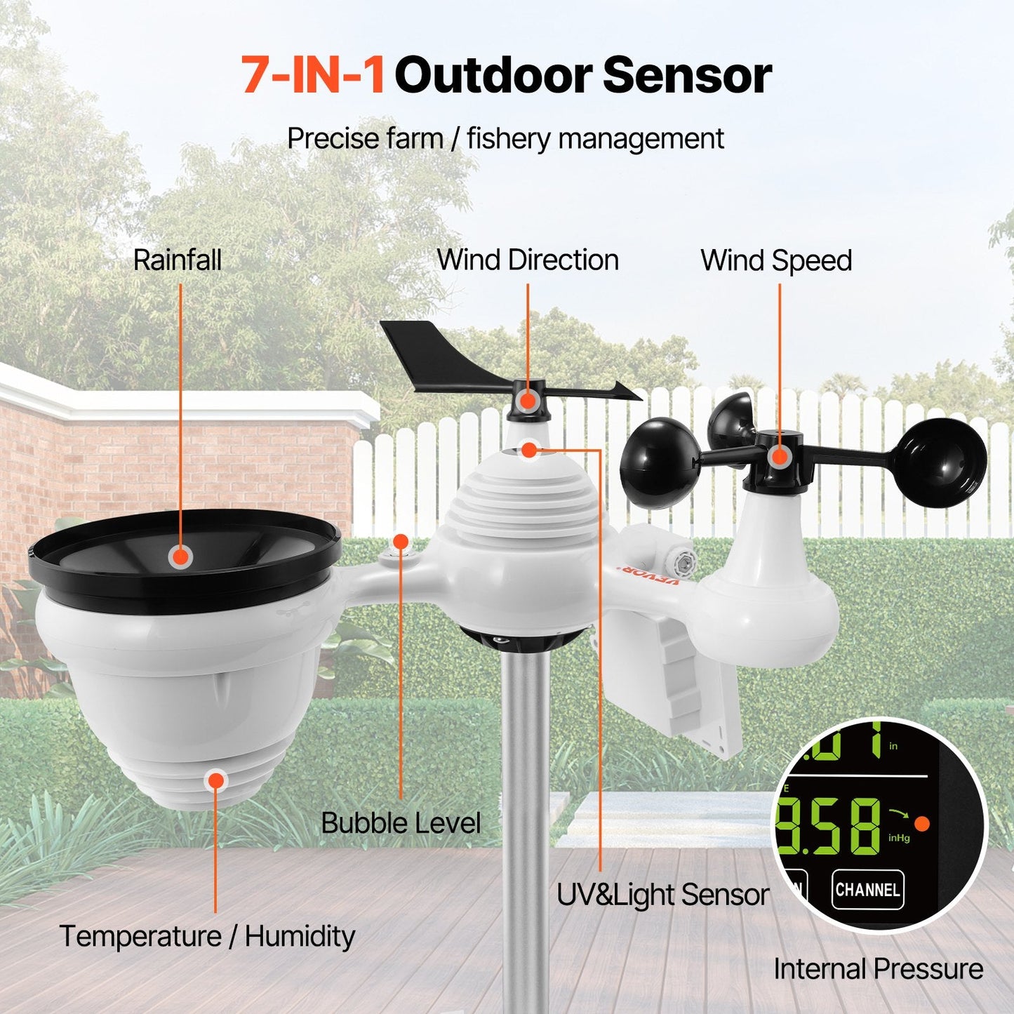 7-in-1 Wi-Fi Weather Station