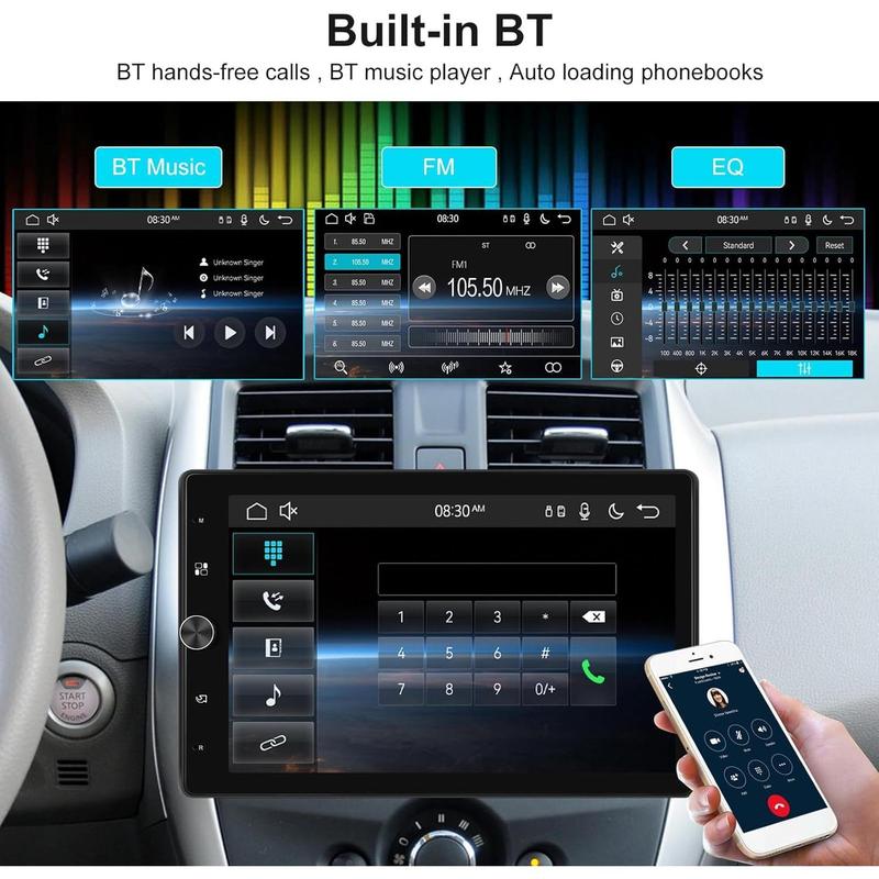 Hot Sale-10.4 Inch Single Din Car Stereo